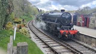 Oxenhope & Ingrow West Station, train arrival. Gathering ideas for our N Gauge Model Railway build