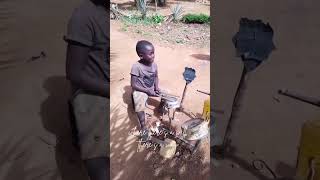 Boy Plays Drums Made Out of Scrap Material and Empty Vessels!!#shorts #youtube #viral #smart #music