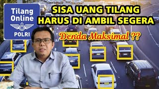 TILANG ELEKTRONIK DAN CARA AMBIL SISA TILANG