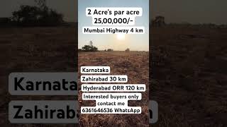 2 Acre’s land for sale #karnataka #agriculturelandforsale #zaheerabad #humnabad #mannaekhelli #nirna