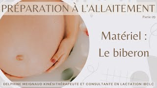 Préparation à l'allaitement - Matériel : Le biberon