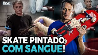 100 SKATES PINTADOS COM PRÓPRIO SANGUE!