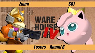 Warehouse War 4 - Top 64 LR6 - Zamu (Fox) vs SDJ (Jigglypuff)