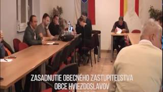 Zasadnutie Obecného zastupiteľstva obce Hviezdoslavov 26.10.2017