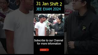 jee main 2024 31 january shift 2 student reaction