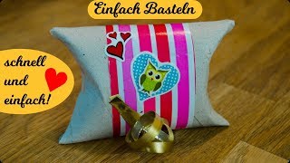 Mega schönes last Minute Geschenk aus Klopapierrollen basteln