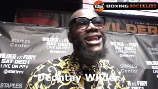 Deontay Wilder talks Fury