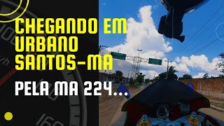 Chegando em Urbano Santos-ma #kawasakininja X #cb650f