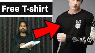 Free T-shirt Unboxing And Review l Best Men's T-shirt l T shirt For Free l Real Review