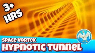 3 hrs Ambient Screensaver Space Vortex Hypnotic Tunnel, Cool Relaxing Background screen saver