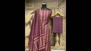 Maheshwari SilkCotton Dress Materials for Work wear or College wear@stunningwear7951