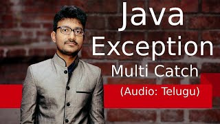 Multiple catch block in Java in Telugu | జావా (Java in Telugu)