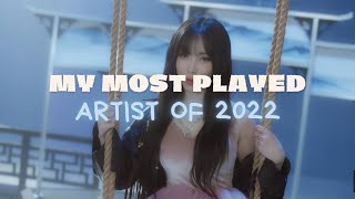 MY MOST PLAYED ARTISTS OF 2022 (MOON)