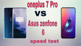 Oneplus 7 Pro vs Asus zenfone 6 camera test & speed test