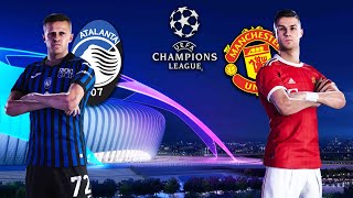 Atalanta vs Manchester United ● Champions League - Stadio di Bergamo | eFootball 2022 Prediction