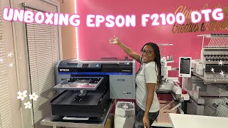 First Look: Unboxing My New Epson 2100 DTG/DTF Printer and Its Features