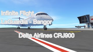 Infinite Flight 24.3 - LaGuardia - Bangor - Delta Airlines - CRJ900