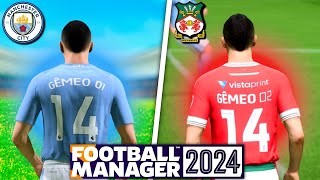 CRIEI 2 GÊMEOS IDÊNTICOS *DE NOVO*, MAS NO FOOTBALL MANAGER 2024!