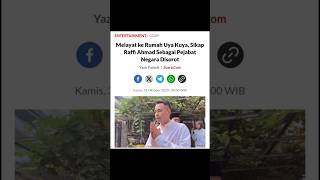 MELAYAT KE RUMAH UYA KUYA SIKAP RAFFI AHMAD SEBAGAI PEJABAT NEGARA DISOROT #shorts