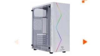 Gabinete Gamer T-Dagger P03W, Mid Tower, RGB, White, ATX, Sem Fonte, Sem Fan, TGC-P03W - TERABYTE