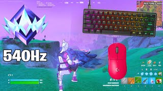 SteelSeries Apex Pro Mini ASMR 😴 Solo Gameplay 🏆 Satisfying Keyboard Fortnite 240 FPS 4K