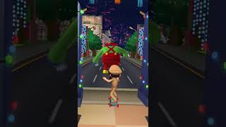 Little singham super  scate runner #gamingvideos