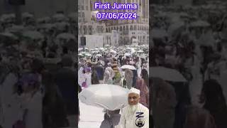 First Jumma Makkah Today Live 🔴🕋🤲 #mecca #shorts #hajj