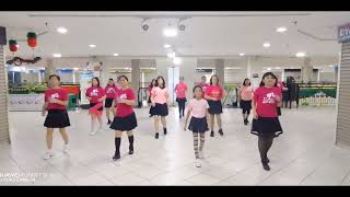 Rocket To The Sun Line Dance - Demo By D'Sisters & Friends LDG