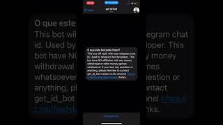 Como visualizar Seu Id no Telegram