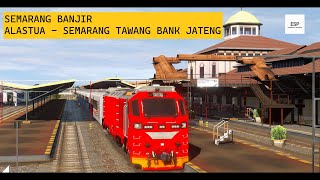 ARGO BROMO ANGGREK & BANJIR DI SEMARANG TAWANG | TRAINZ SIMULATOR INDONESIA