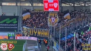 Dynamo Dresden Choreo in Halle 2.3.24 #choreotime #3liga #sgd