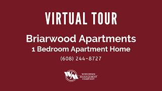 One Bedroom Apartment Home at Briarwood Apartments in Madison, WI - Wisconsin Management Company