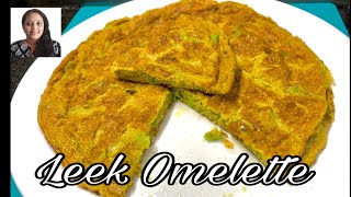 Chinese Special - Omelette with Chinese Leek | Leek recipes | Egg recipes