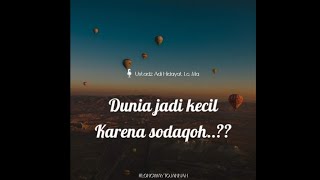 One Minute Booster || RAHASIA DIBALIK SODAQOH || Ustadz Adi Hidayat