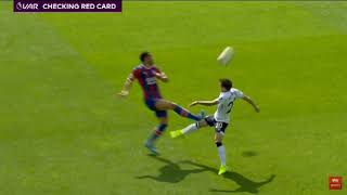 Shocking tackle on Bernard(Red card or Yellow🤷‍♂️)