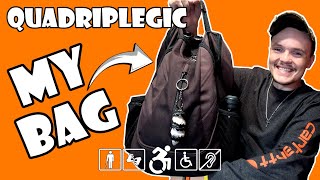 Backpack I Use as a Wheelchair User - Targus Ascend | Quadriplegic (C5,C6,C7)