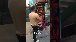 He Destroy The Punch bag Machine🥊😱