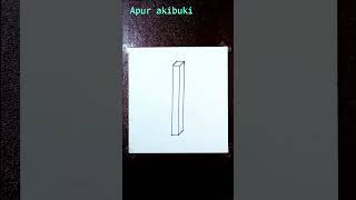 How to draw 3d letter 'l' | Easy 3d letter drawing |#shorts