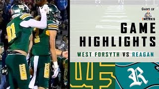 West Forsyth vs. Reagan Playoffs RD 2 Highlights | Triad HS FB 2019