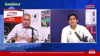 Arturo Ayala en Exitosa con Nicolás Lúcar