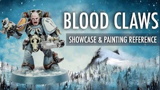 Blood Claws Showcase Painting reference Space Wolves Marines Warhammer 40K