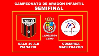 CAMPEONATO DE ARAGÓN SEMIFINAL 1  SALA 10 AD vs MAESTRAZGO FS