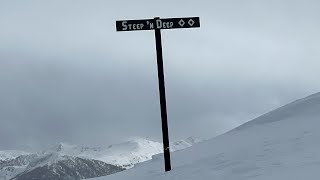 Steep and Deep First Track Fall Line 2/7/24