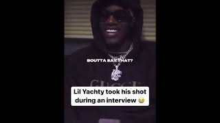 Lil yachty took his shot at an INTERVIEWER 😂 #shorts #shortsfeed