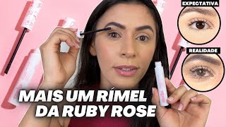 Testando MÁSCARA DE CÍLIOS POWERFUL MELU Ruby Rose: É só mais do mesmo? RESENHA | Make com Lari