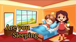 Are you sleeping | brother John | kids poem | preschool learning | little learners | nursery rhymes