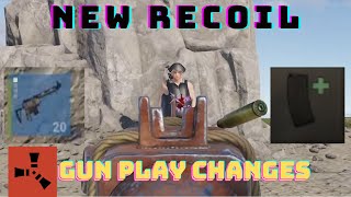 RUST NEW GUN RECOIL GUNPLAY CHANGES, EXTENDED MAGS? and Hapis?