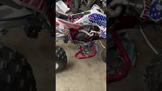 Wrecked yfz450 BROKE ARM AND SHOULDER‼️