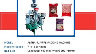 Rice Sugar Packing Machine made In India Manufacturing By Supper Power Pack Systems