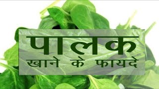 पालक खाने के फायदे और नुकसान | Heath Benefits Of Eating Spinach |